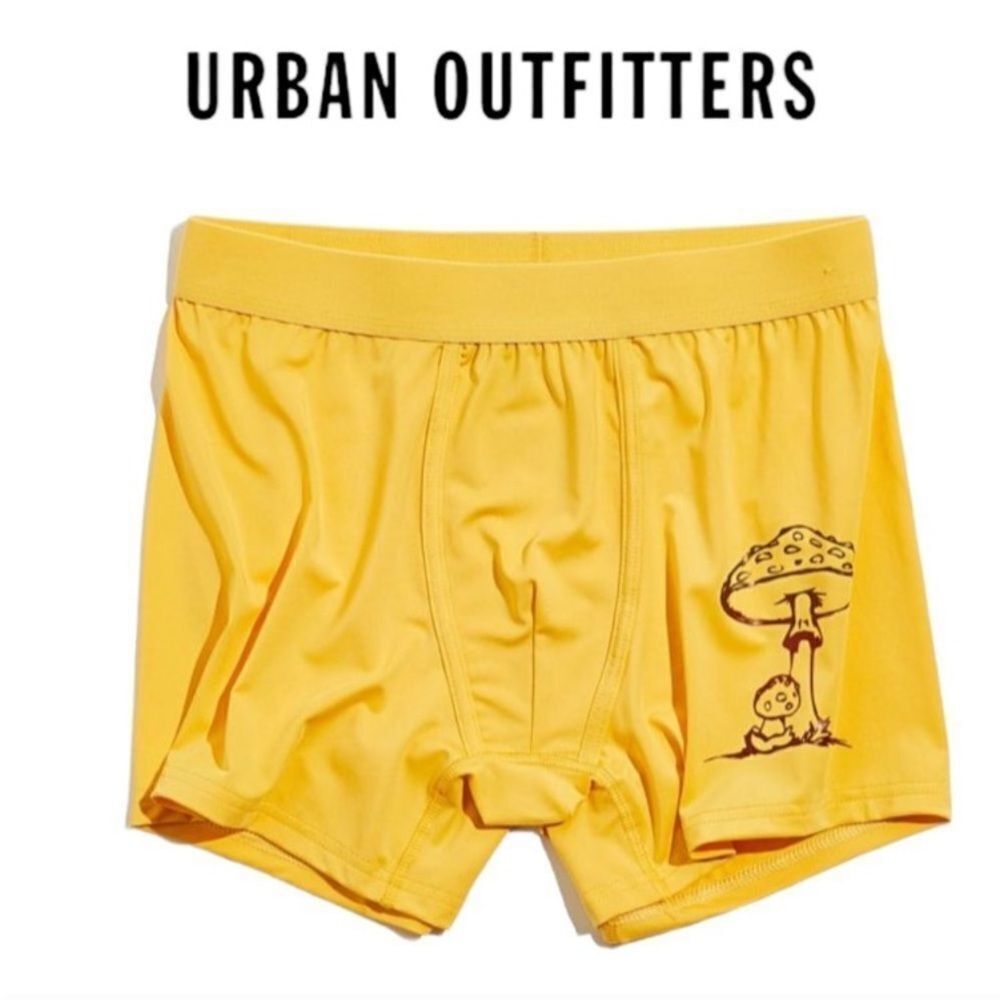 UO Urban Outfitters Mushroom Graphic Boxer Briefs - Size M - 3 Pairs